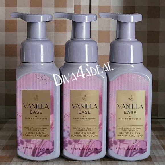 3X Bath Body Works VANILLA EASE 8.75 FL OZ Foaming Hand Soap Bundle - Picture 1 of 2